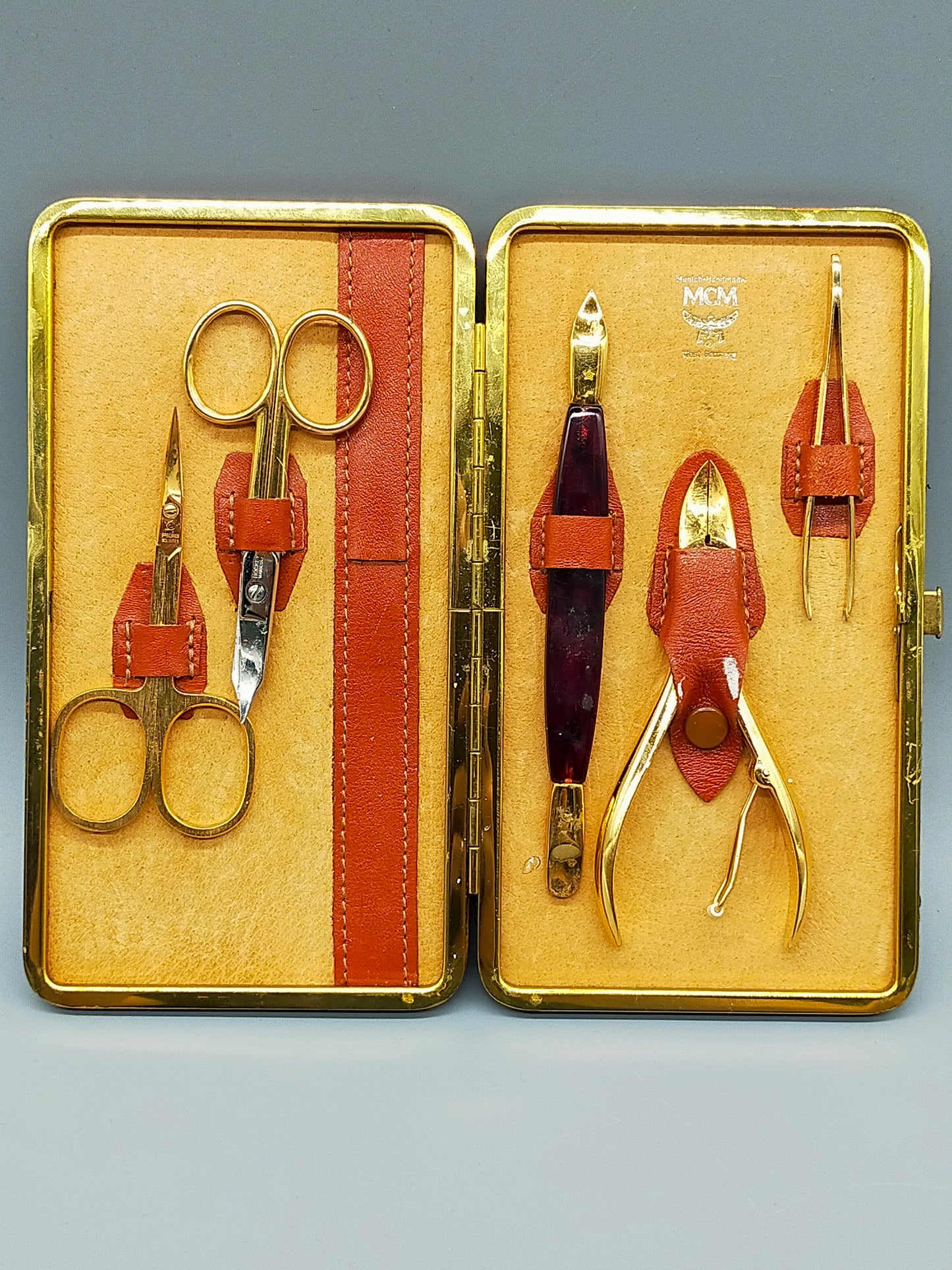 Exklusives MCM Maniküre Set Vintage Luxus Etui West Germany