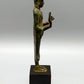 Antike Bronze Buddha Figur Stehender Buddha im Khmer-Stil