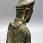 Antike Bronze Buddha Figur Stehender Buddha im Khmer-Stil