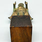 Antike Bronze Buddha Figur Stehender Buddha im Khmer-Stil