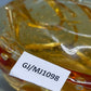 Murano Bullicante Glass Schale Amber Vintage Design Schale