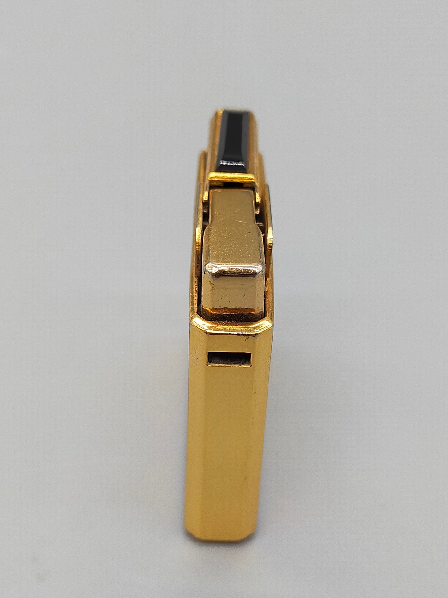 Bergmann Automatic Feuerzeug Vintage Vergoldet Ackermann