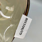 Vintage Murano Stil Glas Schale Organische Blattform in Amber Braun