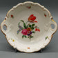 Edle Volkstedt Porzellan Schale Elegantes Blumendekor mit Goldrand