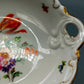 Edle Volkstedt Porzellan Schale Elegantes Blumendekor mit Goldrand