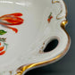 Edle Volkstedt Porzellan Schale Elegantes Blumendekor mit Goldrand
