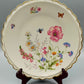 Bavaria Porzellan Teller mit Blumen Dekor und Goldrand – Vintage