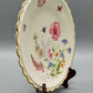 Bavaria Porzellan Teller mit Blumen Dekor und Goldrand – Vintage