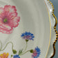 Bavaria Porzellan Teller mit Blumen Dekor und Goldrand – Vintage