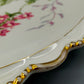 Bavaria Porzellan Teller mit Blumen Dekor und Goldrand – Vintage