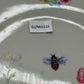 Bavaria Porzellan Teller mit Blumen Dekor und Goldrand – Vintage