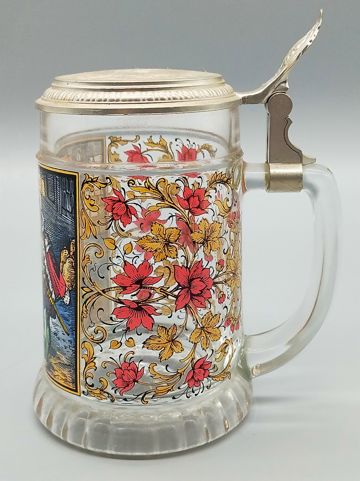 BMF West Germany Glas Krug Der Kaufmann