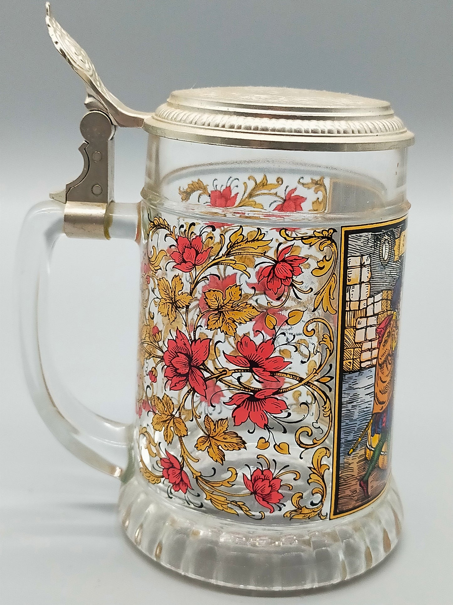 BMF West Germany Glas Krug Der Kaufmann