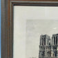 Französische Schule (XX) Paris Notre Dame Filigrane Radierung