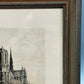 Französische Schule (XX) Paris Notre Dame Filigrane Radierung