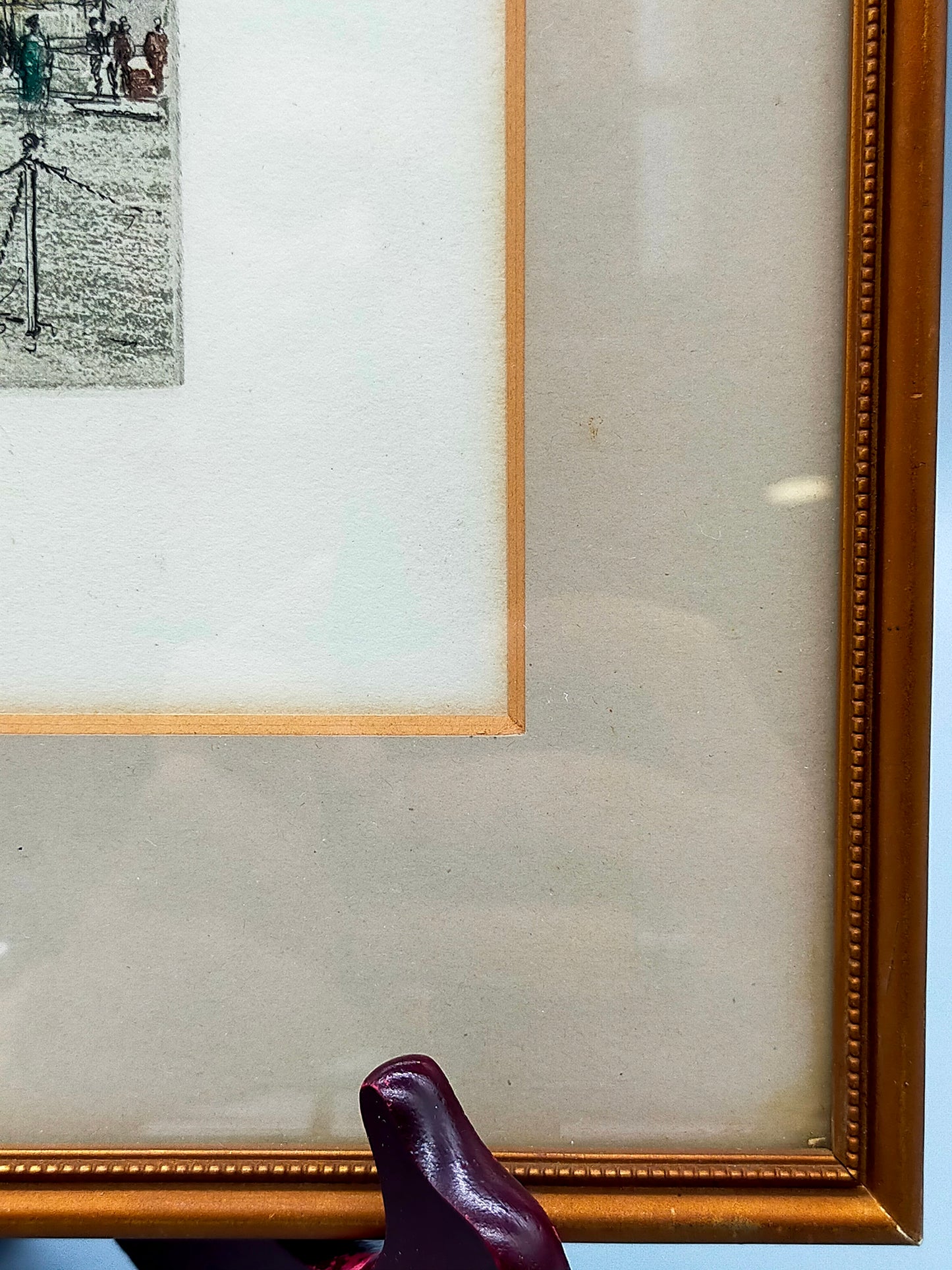 Robert Kasimir Wiener Staatsoper mit Blumenmarkt Radierung