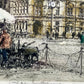 Robert Kasimir Wiener Staatsoper mit Blumenmarkt Radierung