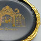 Wien Souvenir Teller Set Goldene Stadtmotive auf Schwarz