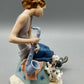 Lladró Porzellan Figur Sad Sax Junge mit Saxophon & Hund