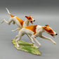 Kaiser Porzellan Figur Windhunde Laufende Hunde von G. Bochmann