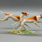 Kaiser Porzellan Figur Windhunde Laufende Hunde von G. Bochmann
