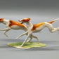 Kaiser Porzellan Figur Windhunde Laufende Hunde von G. Bochmann
