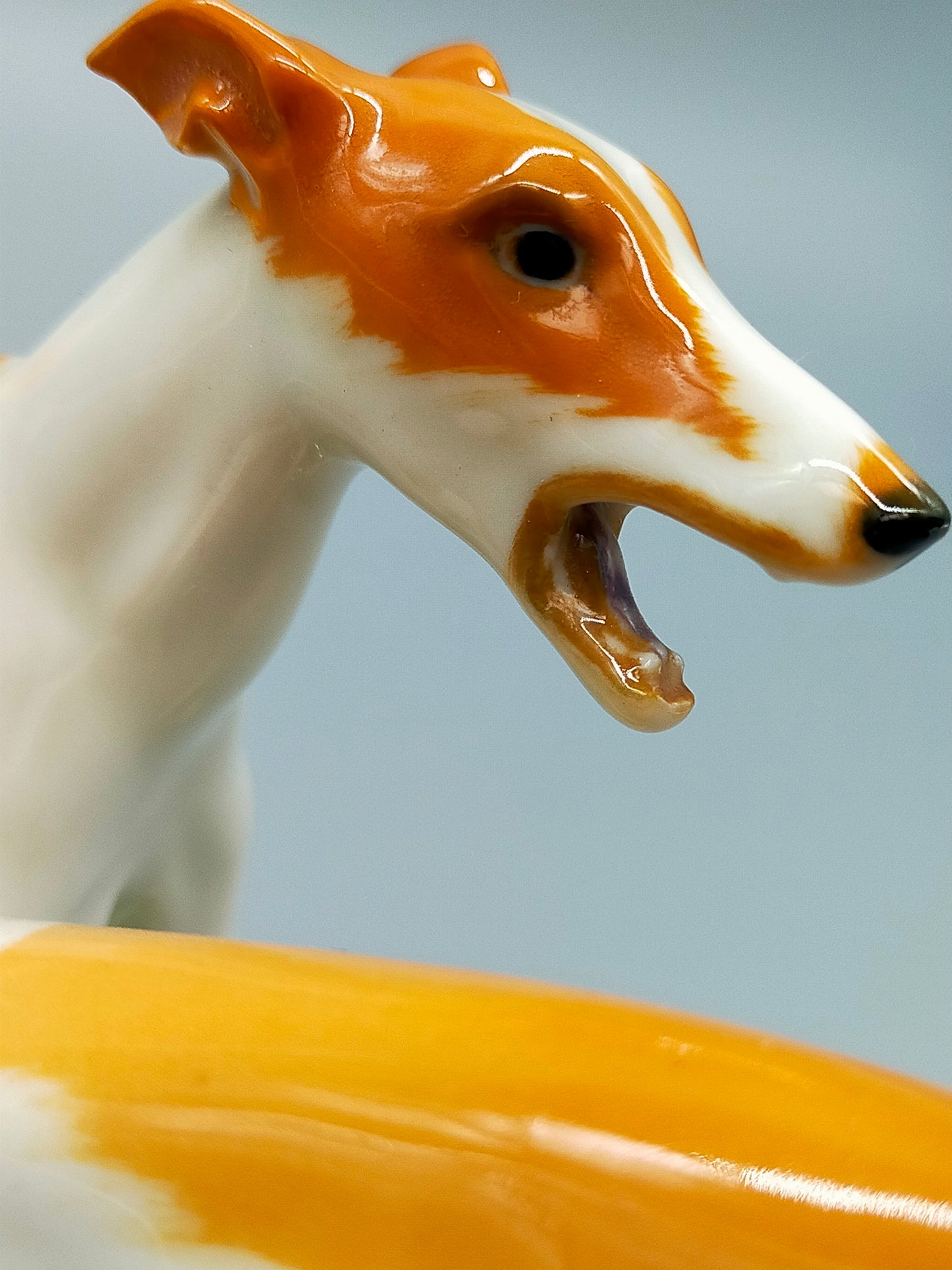 Kaiser Porzellan Figur Windhunde Laufende Hunde von G. Bochmann