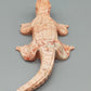 Handgeschnitztes Krokodil aus Naturstein Einzigartige Steinskulptur