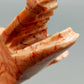 Handgeschnitztes Krokodil aus Naturstein Einzigartige Steinskulptur