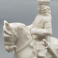 Nymphenburg Jan Wellem Reiterfigur Weißes Porzellan Kunstwerk