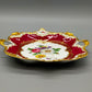 Edle Kaiser Porzellan Comtesse Prunkschale Barock Stil mit Gold
