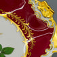 Edle Kaiser Porzellan Comtesse Prunkschale Barock Stil mit Gold