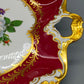 Edle Kaiser Porzellan Comtesse Prunkschale Barock Stil mit Gold