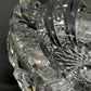 Kristallglas Aschenbecher Prachtvolles Design mit Sternenschliff