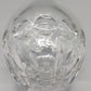 Edle Kristall Glas Vase Elegantes Schliffdesign für Blumen