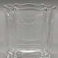Elegante Design Glasvase in Wellenform Klarglas Dekovase