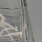 Elegante Design Glasvase in Wellenform Klarglas Dekovase