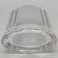 Elegante Design Glasvase in Wellenform Klarglas Dekovase