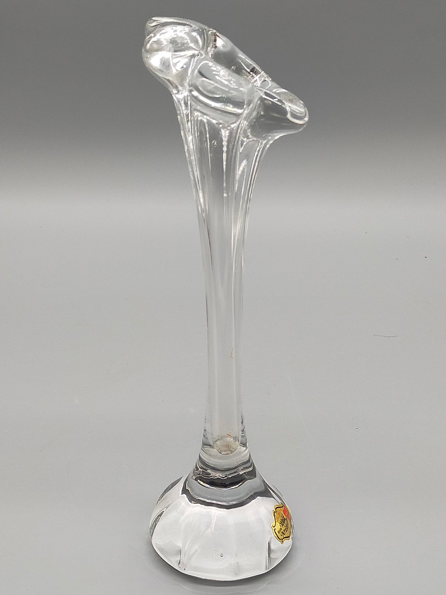 Echt Wald Kristall Solifleur Vase – Elegantes Vintage Design