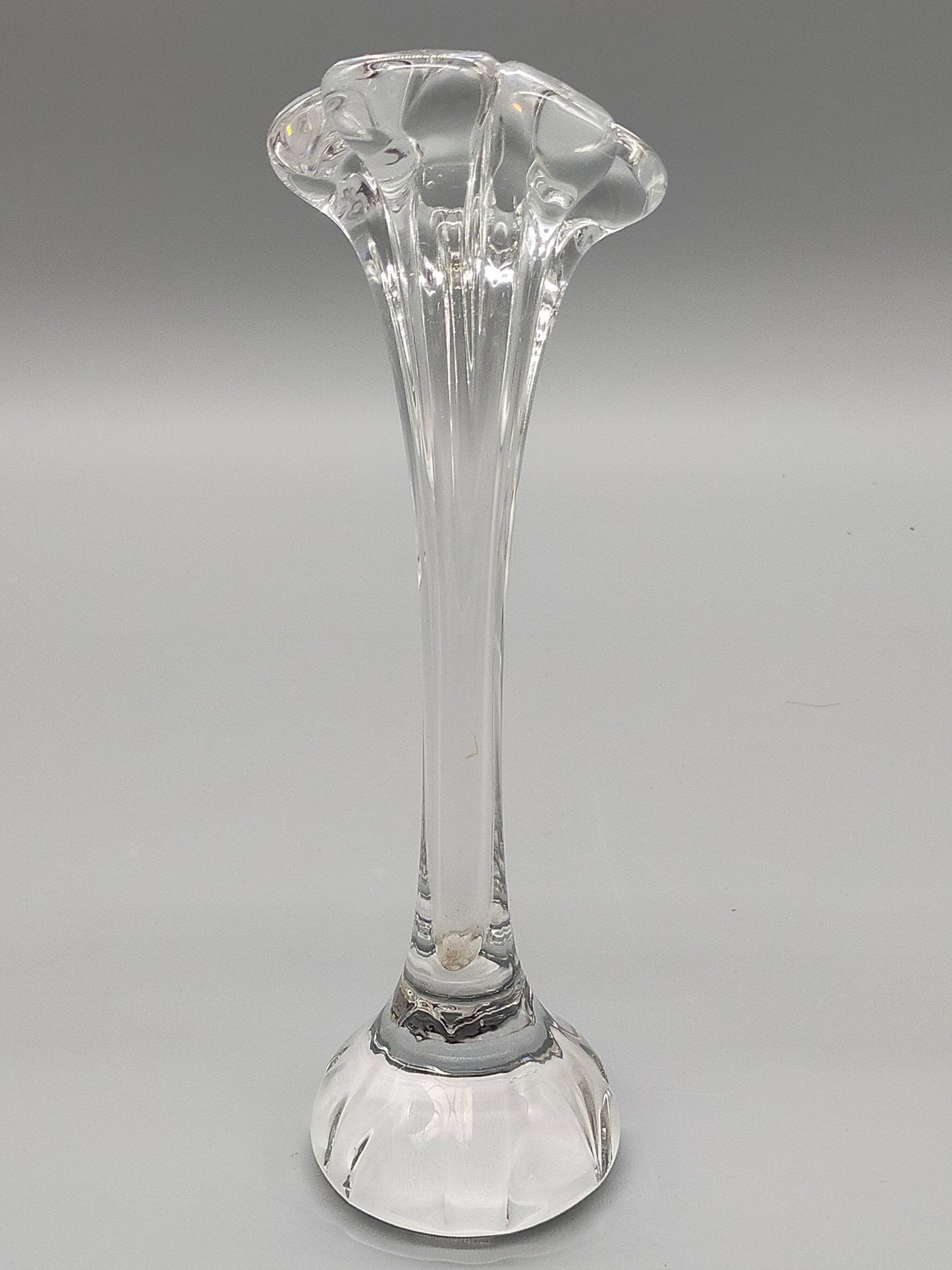 Echt Wald Kristall Solifleur Vase – Elegantes Vintage Design
