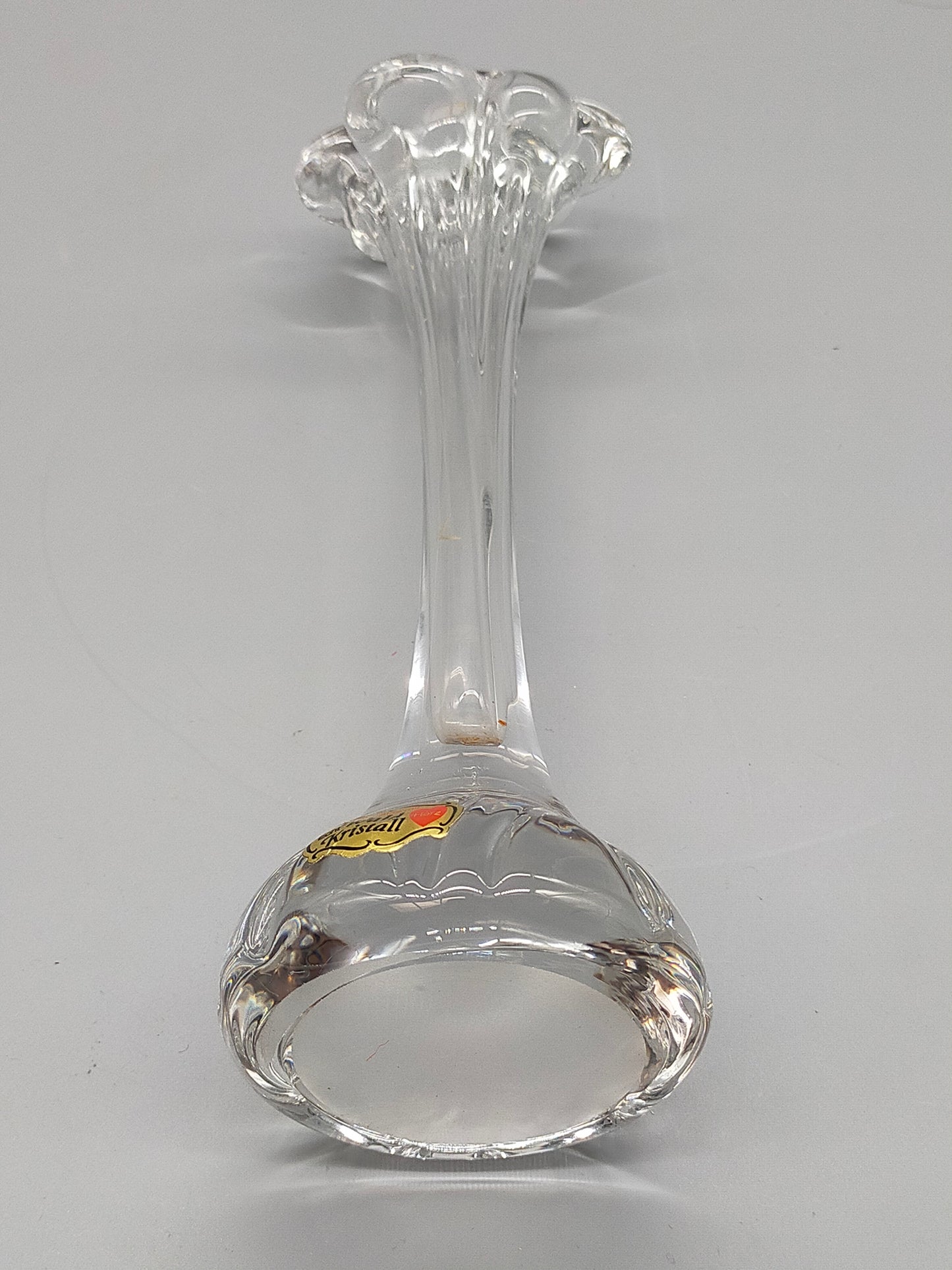 Echt Wald Kristall Solifleur Vase – Elegantes Vintage Design