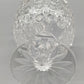 Antiker Tiffin King's Crown Glaspokal mit Deckel Vintage Bonboniere