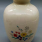 Elegante Vintage Porzellan Vase mit bunten Feldblumen Goldrand