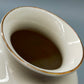 Elegante Vintage Porzellan Vase mit bunten Feldblumen Goldrand