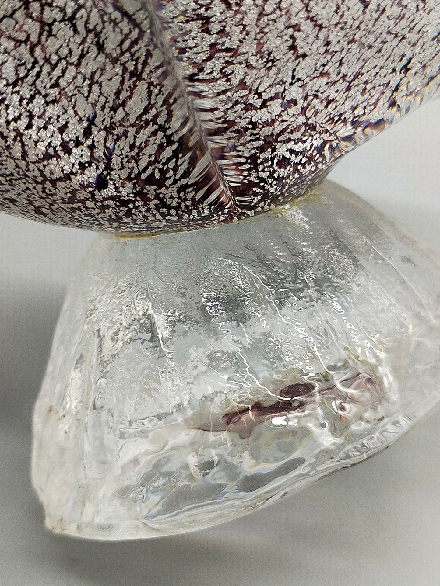 Kunstvoller Murano Glas Vogel Farbenfrohe Papagei Figur aus Italien