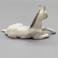 Hans Schirmer Porzellan Figur Liegendes Fohlen Pferd Vintage