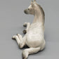 Hans Schirmer Porzellan Figur Liegendes Fohlen Pferd Vintage