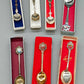 Vintage Antik Versilberte Souvenirlöffel Set – 7-teilig