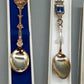 Vintage Antik Versilberte Souvenirlöffel Set – 7-teilig