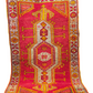 Antik Anatolien Kazak Uschak Wolle 102x57 cm